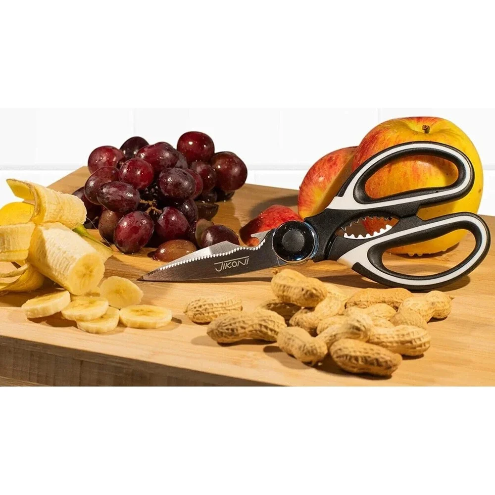 2 Pack Heavy Duty Kitchen Shears Stainless Steel Multi-Purpose Cooking Scissors